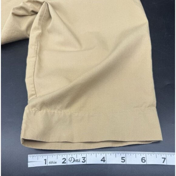 Lauren Ralph Lauren Womens Tan Khaki Paper Bag High Waist Belted Pants 8 Capsule - Picture 13 of 13